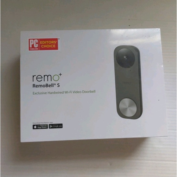 Remo+ RemoBell S WiFi Video Doorbell Hardwired Camera new RMBL-1809H‎